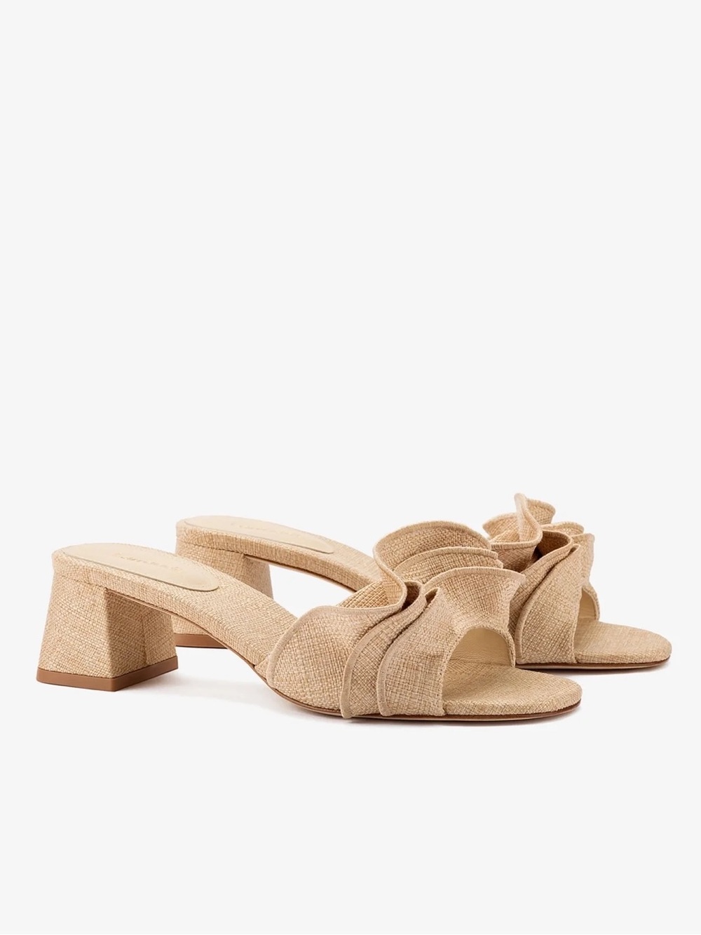 Larroude Brigitte Ruffle Mule